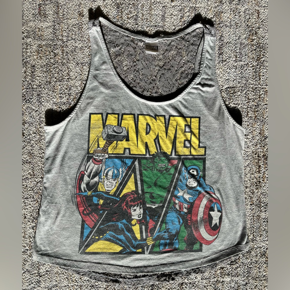 Marvel Gray Lace Detail